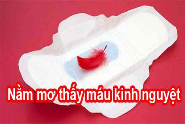 mơ thấy máu kinh