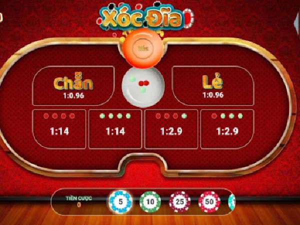 Chơi xóc đĩa trên casino online kiếm tiền