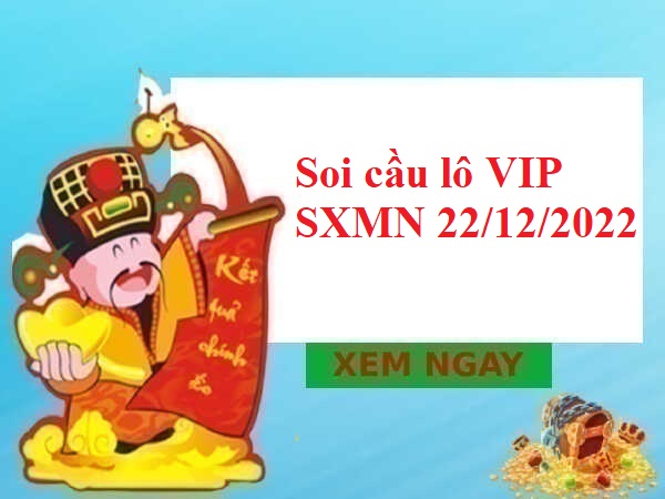 Soi cầu lô VIP SXMN 22/12/2022