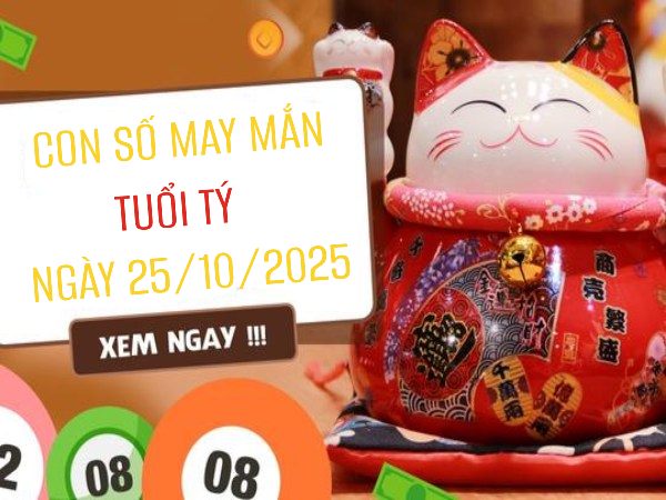 Con số vàng dẫn lối thăng hoa cho tuổi Tý ngày 25/10/2025