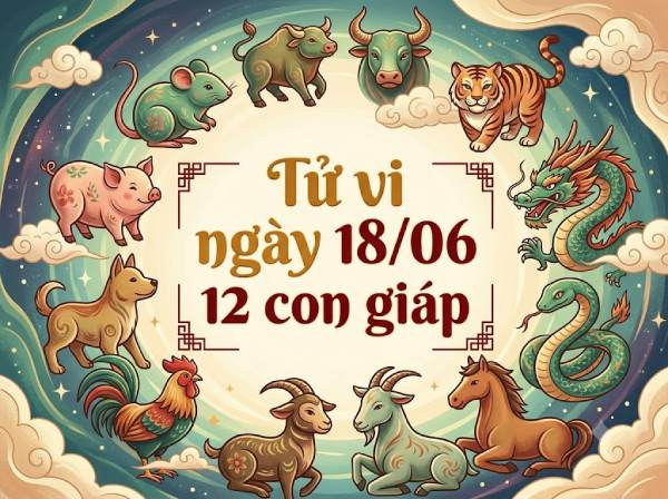Tổng quan tử vi ngày 18/06/2026