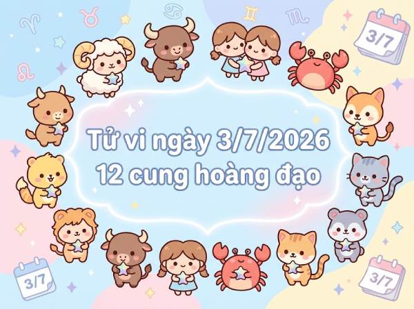 Tổng quan vận khí ngày 03/07/2026