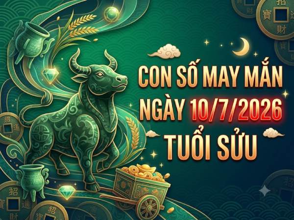 Luận giải con số may mắn ngày 10/07 kích tài lộc tuổi Sửu