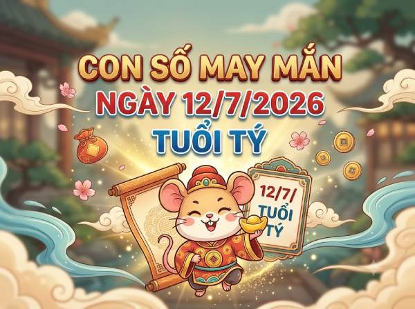 Luận giải con số may mắn ngày 12/07 kích tài lộc tuổi Tý