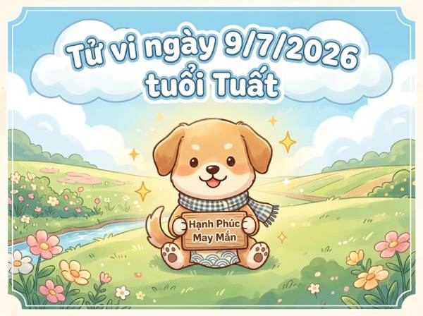 Vận trình tử vi tuổi Tuất ngày 09/07/2026